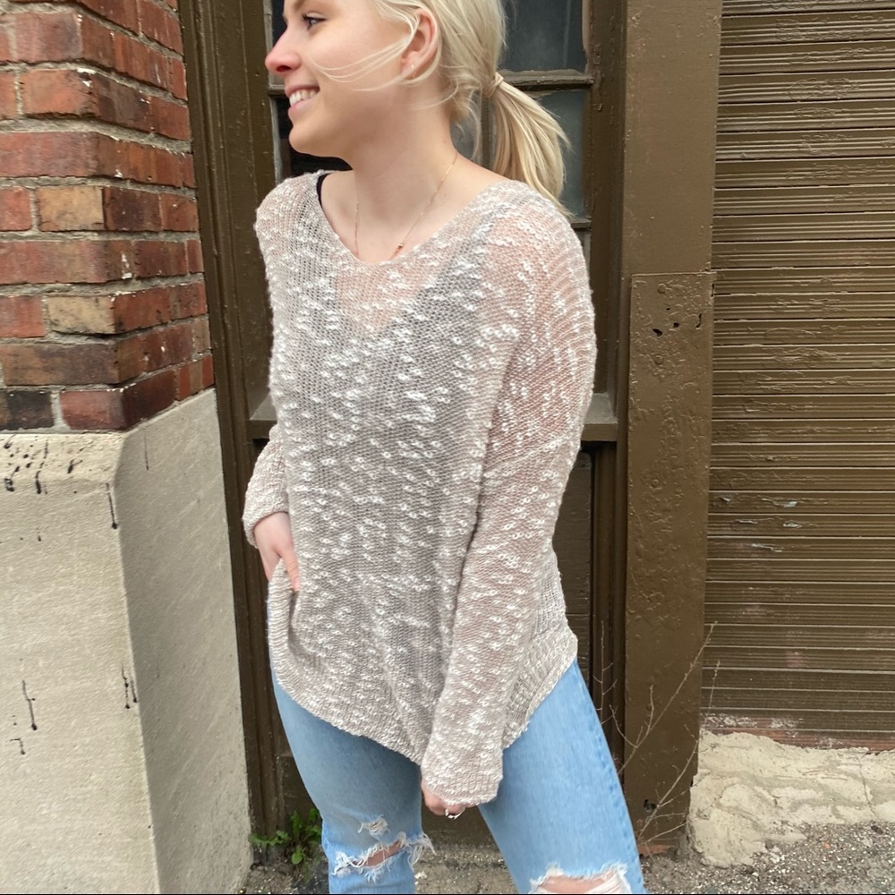 Dreamers Basic Boutique Sweater Neutral - image 7